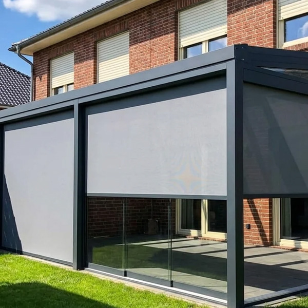 Senkrechtmarkise Sichtschutz – Terrasse Direkt
