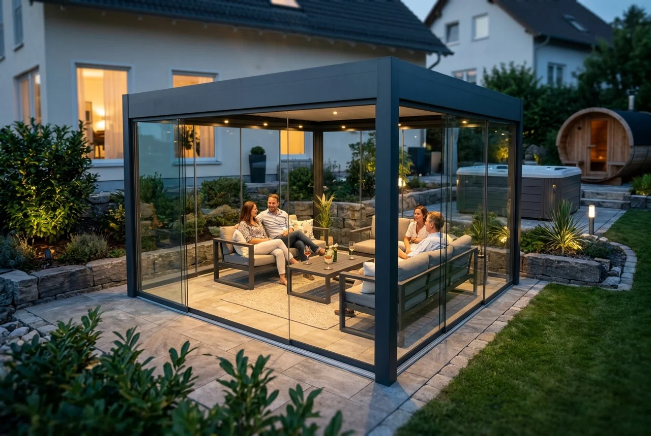 Kaltwintergarten aus Aluminium – Terrasse Direkt Dinslaken